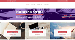 Desktop Screenshot of natashaorme.com